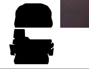 Kofferbak tapijt antraciet 1303